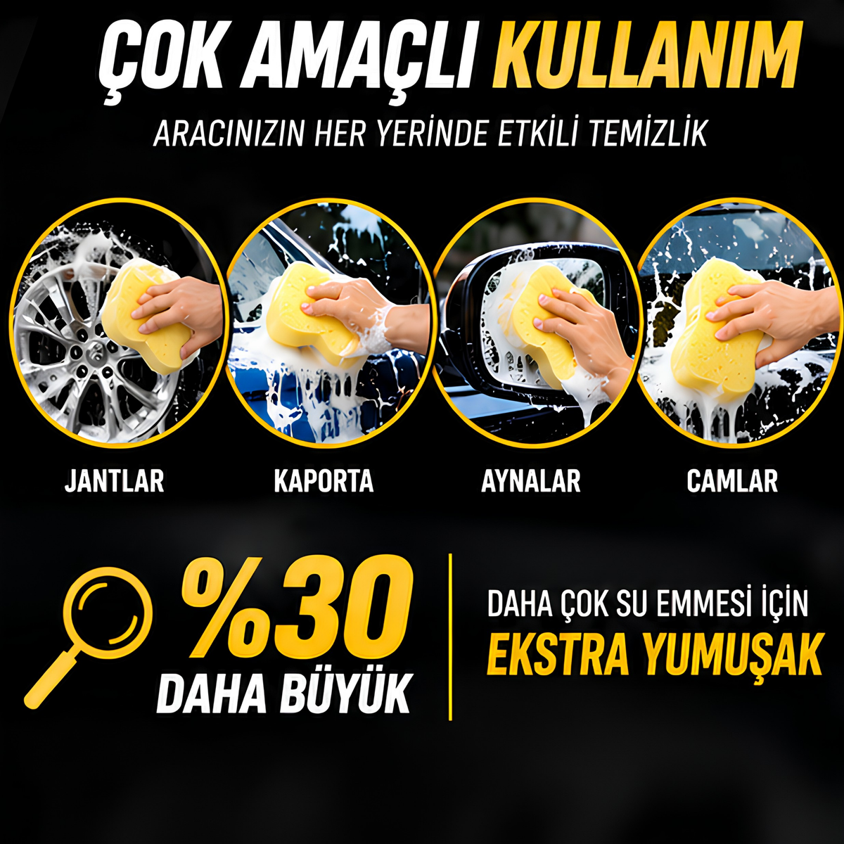 Asfalt Yıkama Köpük Süngeri